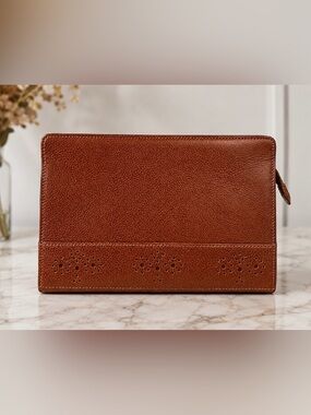 Tiffany & Co. leather clutch pouch